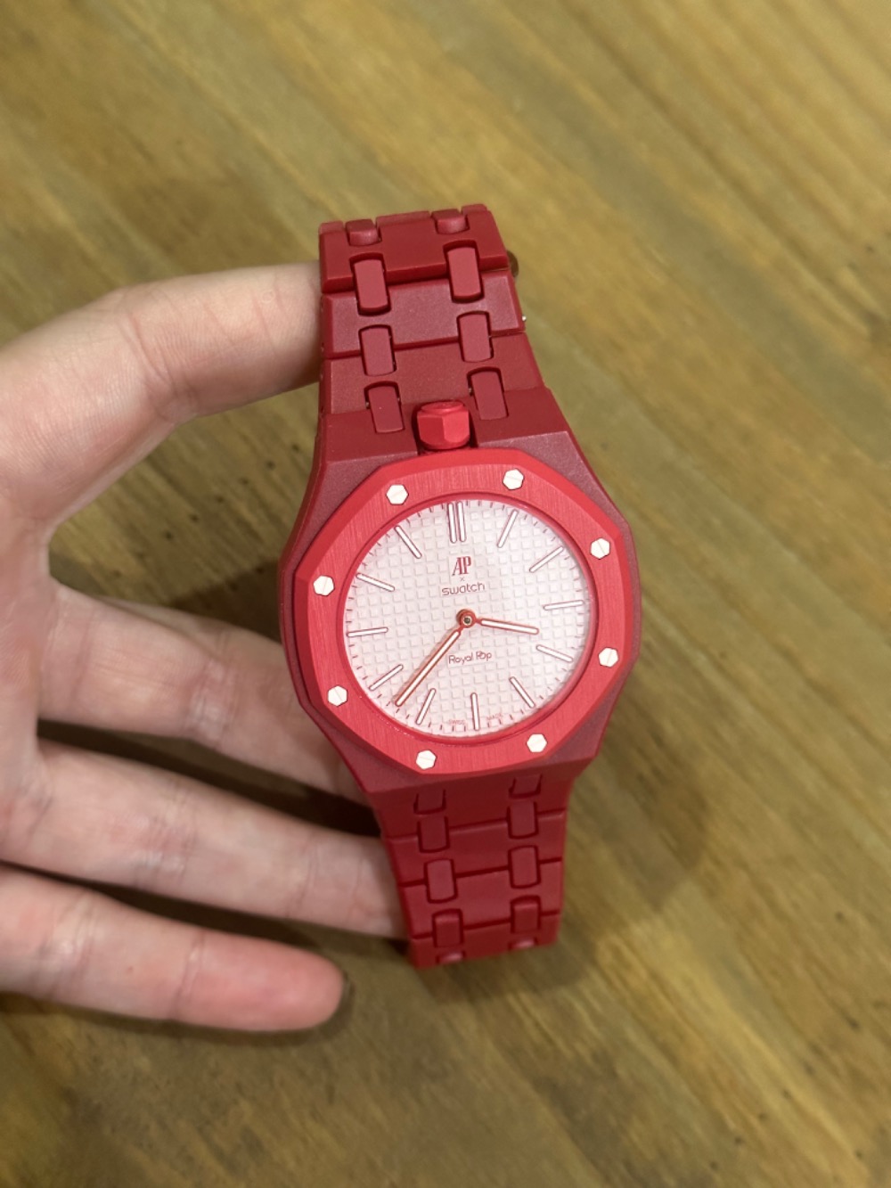 Audemars Piguet x Swatch Relógio Royal Pop OTTO ROSSO 40 mm — Único, Novo