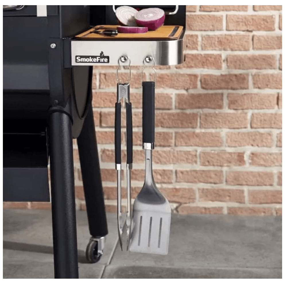 Foto 5 de Espátula De Churrasco Precision Em Inox Preta 45Cm - Weber