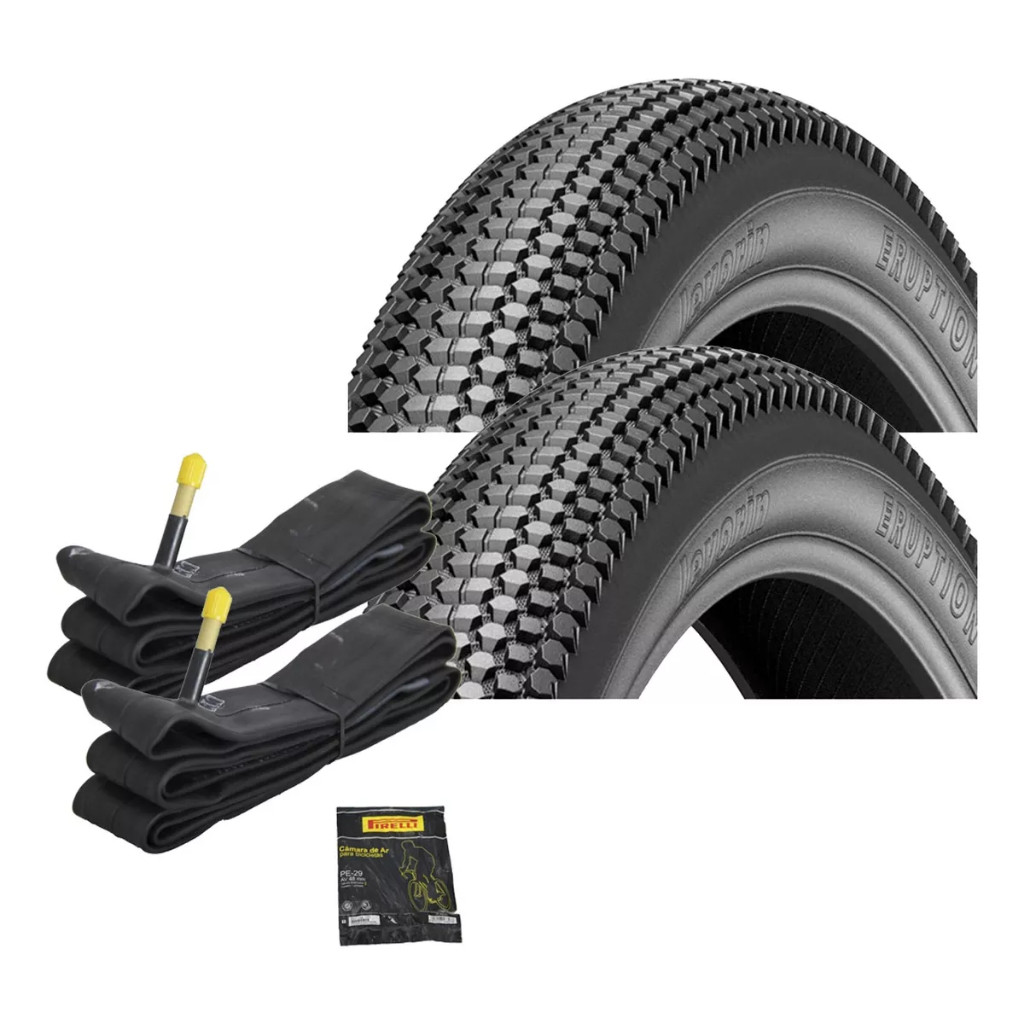 KIT PAR PNEU ERUPTION 29 + CAMARA 29 PIRELLI