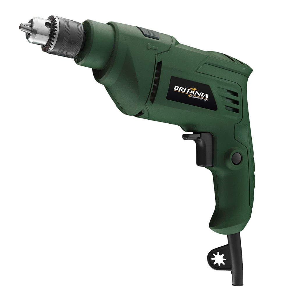 Furadeira Britânia de Impacto 2 em 1 Verde BFU01M – 220 Volts 220