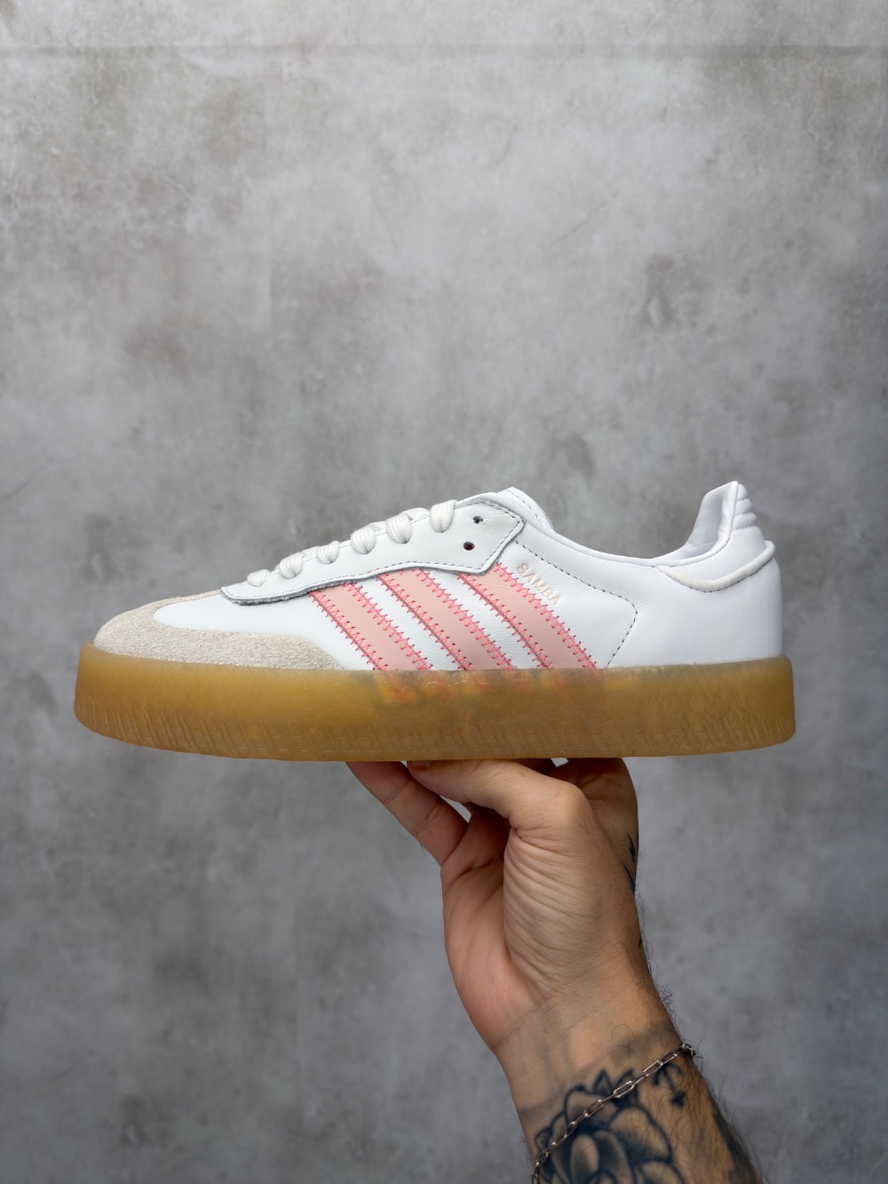 adidas Sambae Cloud White Sandy Pink — 36 / 37 / 38, Novo