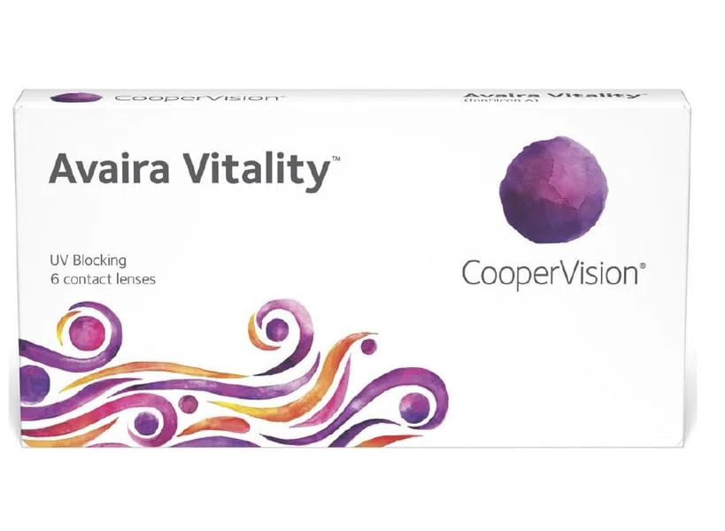 Lentes de Contato Avaira Vitality 6 Unidades -12,00