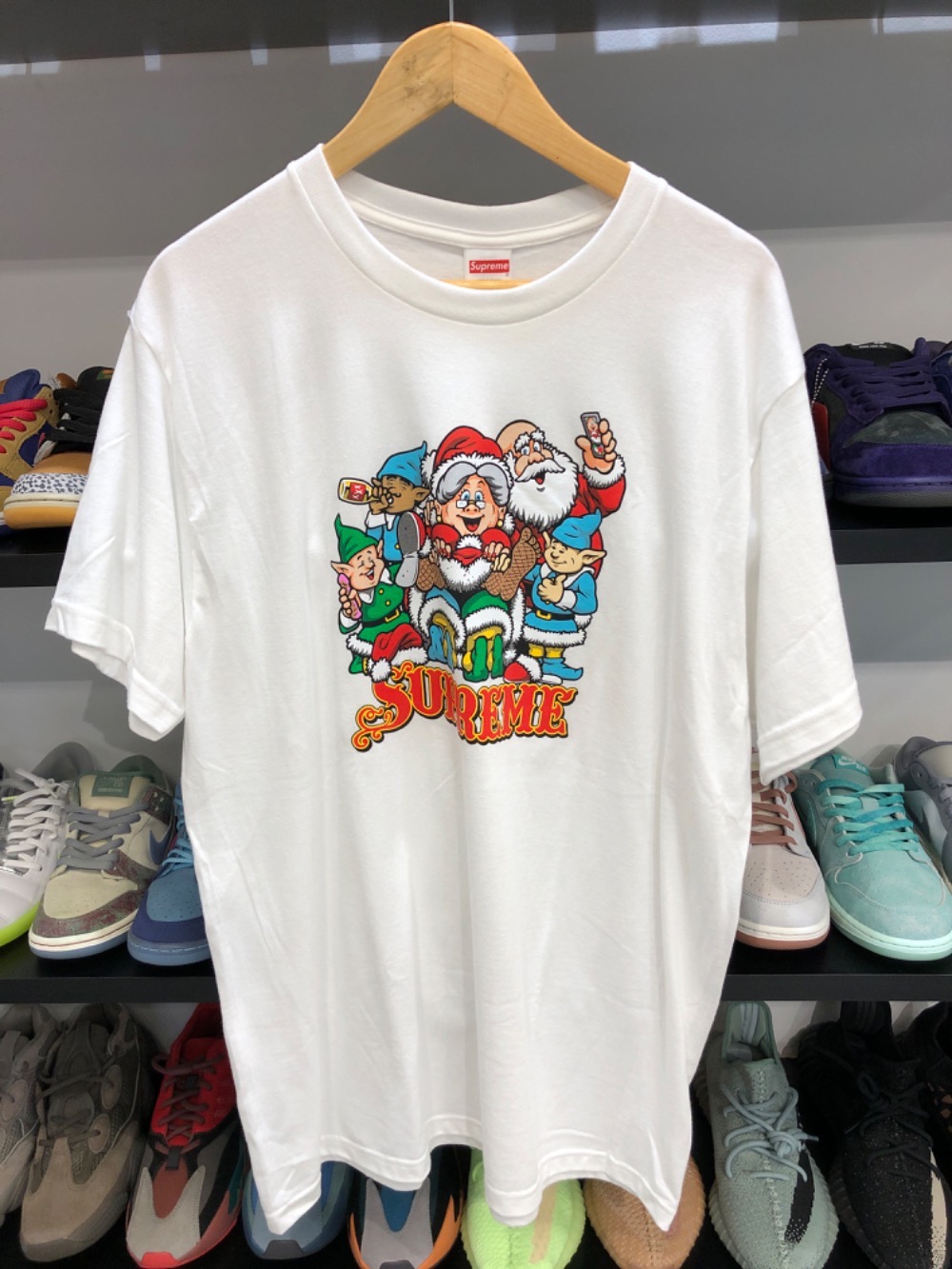 Camiseta Supreme Naughty White FW25-W17 — G, Novo