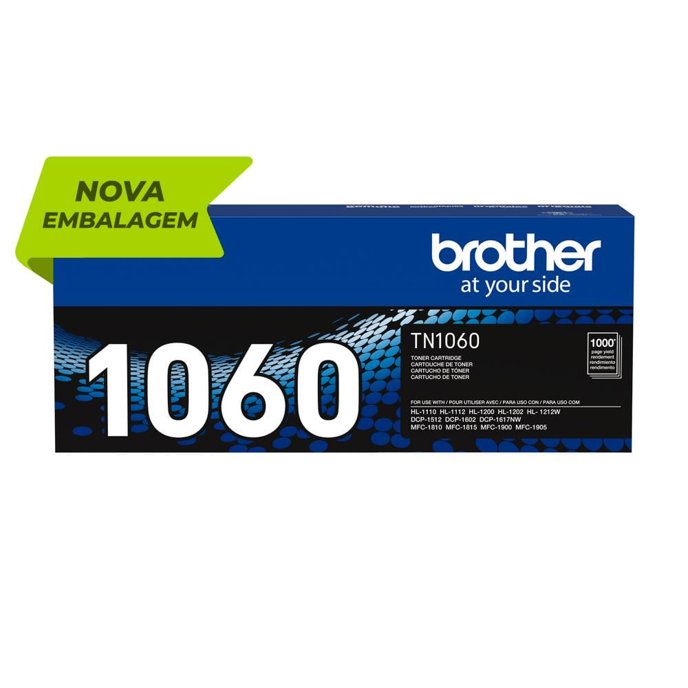 Toner Original Brother TN 1060 p/ HL 1112 1212 DCP 1602 1617