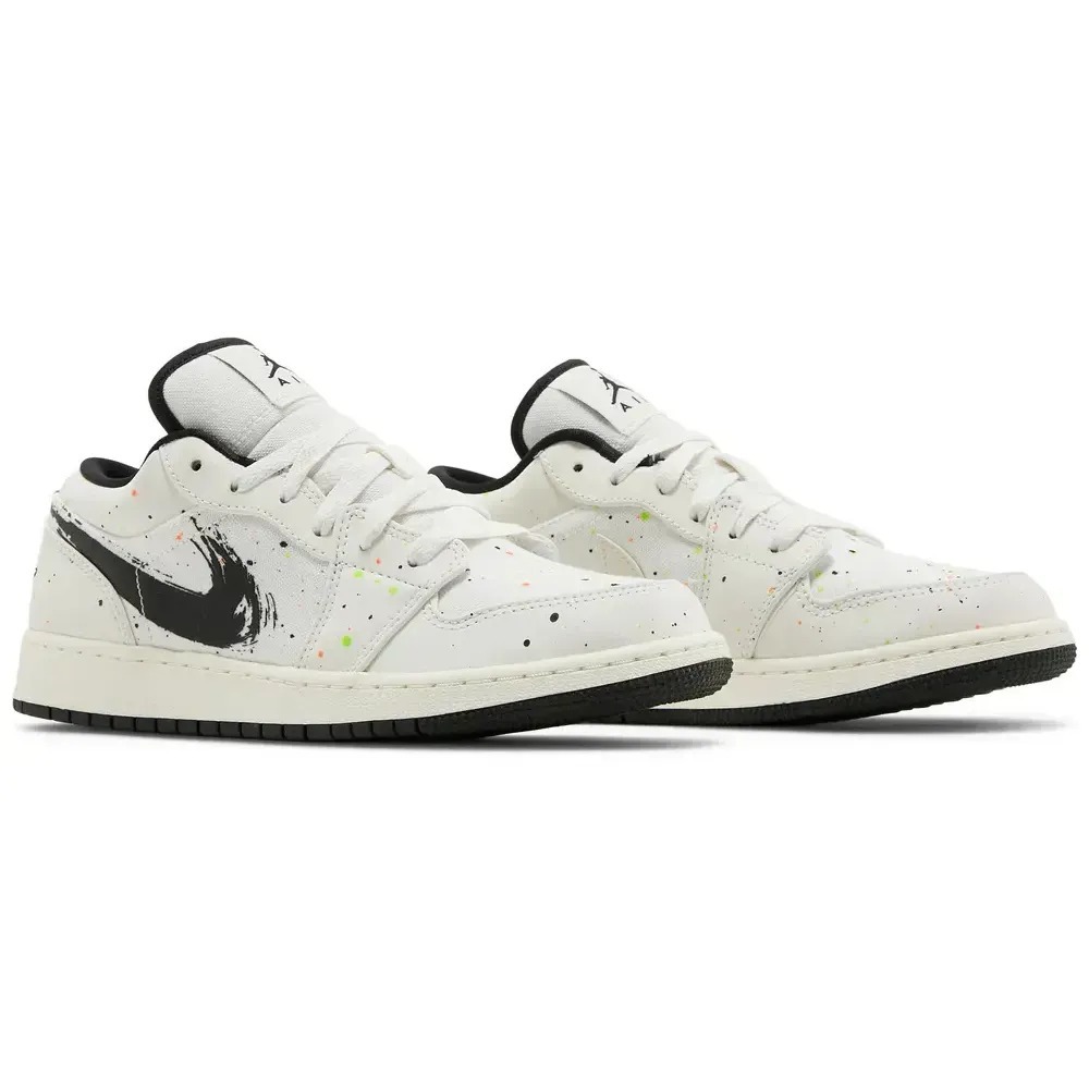Air Jordan 1 Low SE GS Paint Splatter — 34 / 35 / 36 / 37 / 37.5 / 38, Novo
