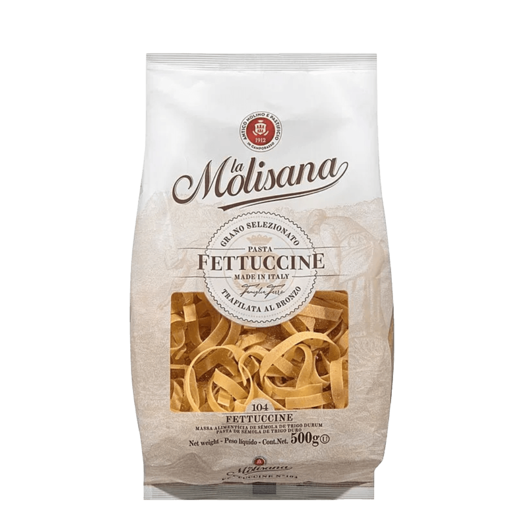 Massa Italiana Grano Duro La Molisana Fettuccine 500g