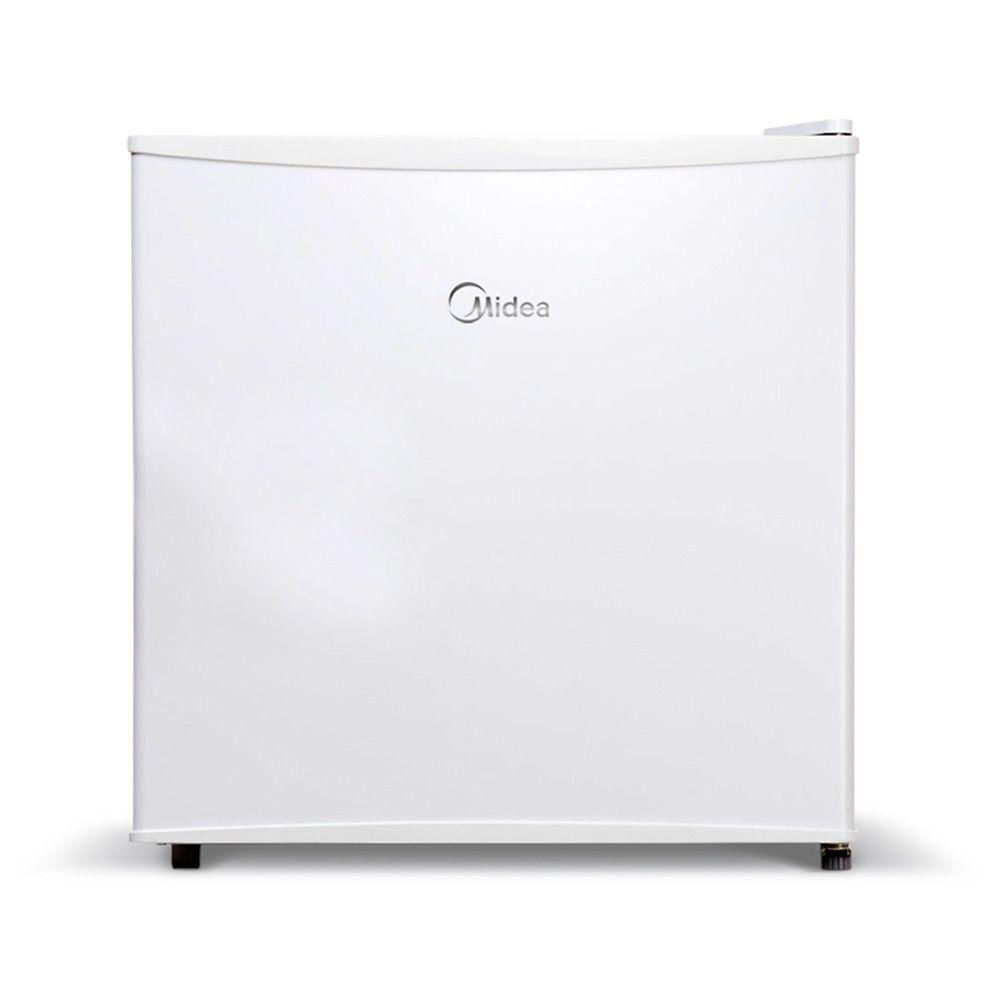 Frigobar Midea MDRD086 Inverse 45L Branco com Compartimento Extra Frio e Prateleiras de Vidro Bivolt