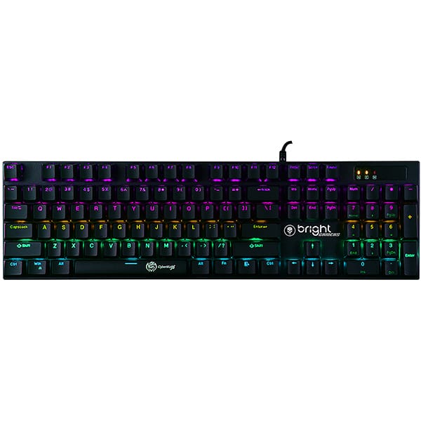 Teclado Gamer Mecânico, Switch Azul, USB, GTC564, Bright CX 1 UN
