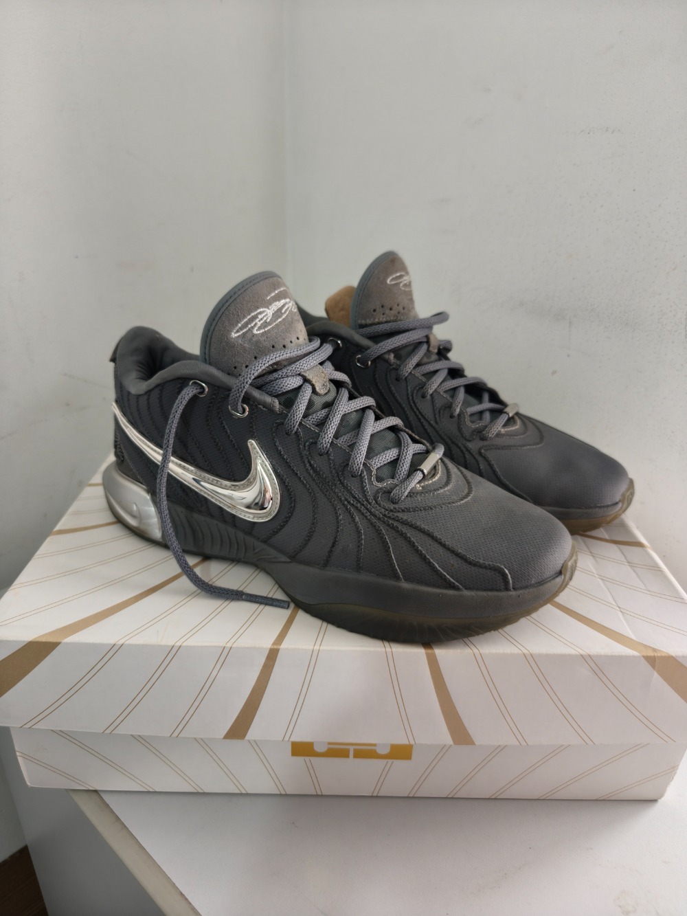 Nike LeBron XXI Cool Grey — 41, Usado