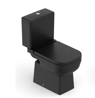KIT BACIA COM CAIXA, ASSENTO TERMOFIXO E COMPLEMENTOS DE INSTALAÇÃO ELITE MATE BLACK CELITE