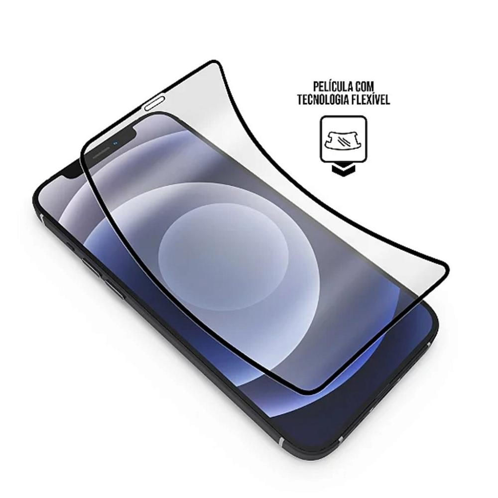 Foto 2 de Película para iPhone 14 Plus - Defender Glass Preta - Gshield