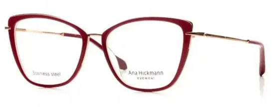 Armação de Óculos de Grau Ana Hickmann, modelo AH1423N, cor H01