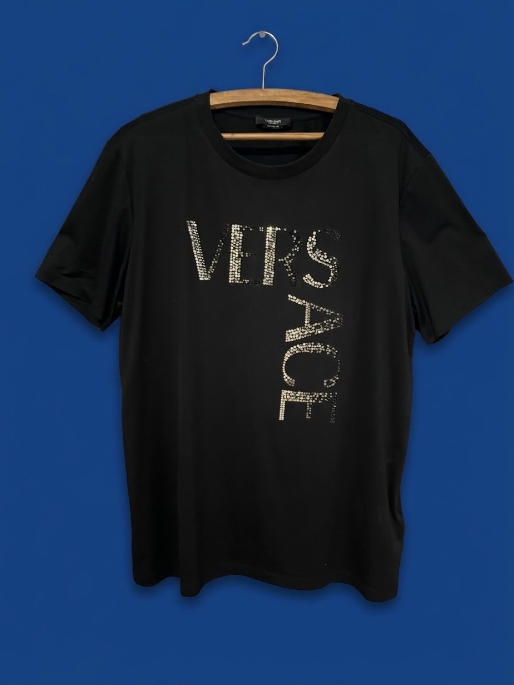Camiseta Versace Medusa Graphic Cotton Black — G, Usado