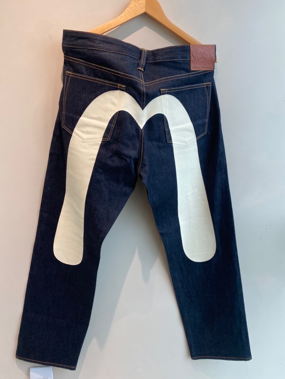 Calça Evisu Jeans Big M Índigo — 46, Novo