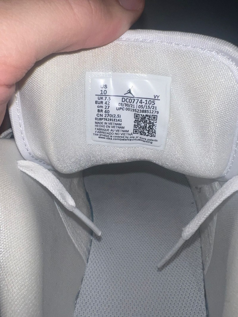 Foto 5 de Air Jordan 1 Low Wolf Grey — 40, Usado