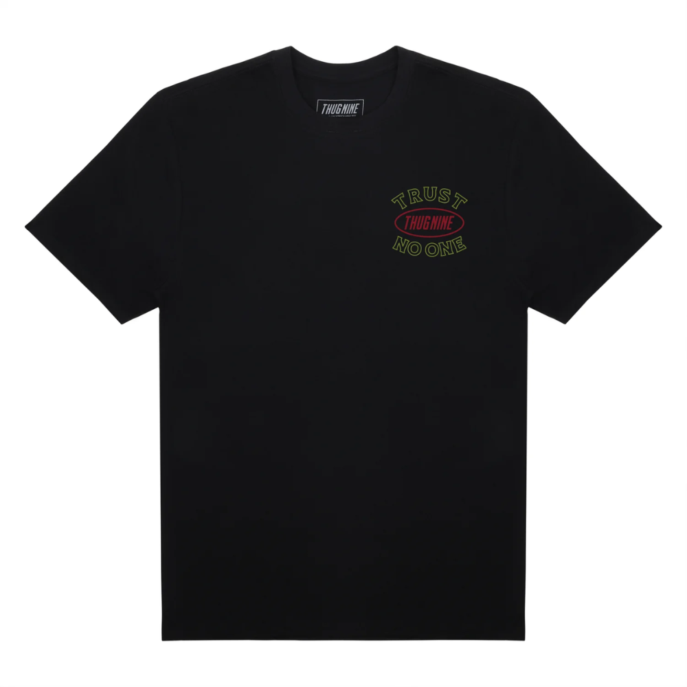 Camiseta Thug Nine Trust No One Black — G / XG, Novo