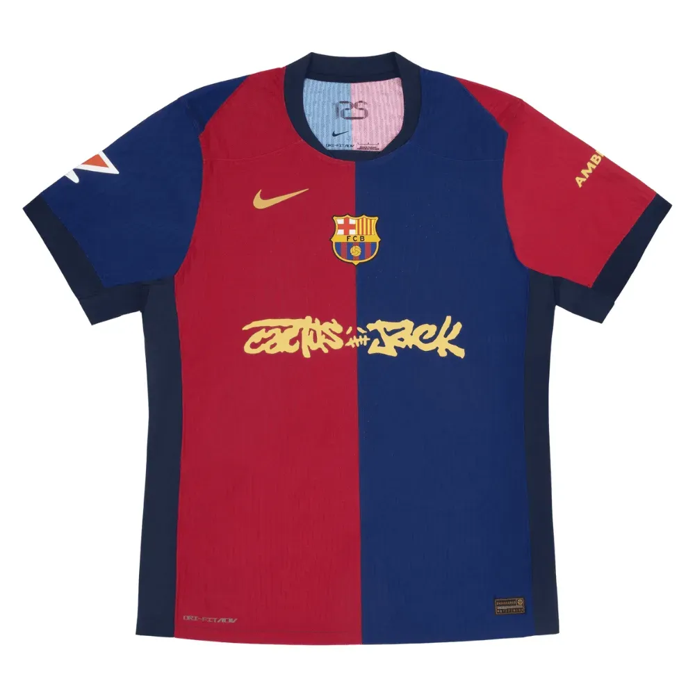 Travis Scott x Nike Camiseta FC Barcelona Cactus Jack 2024/25 Match Home — XG, Novo