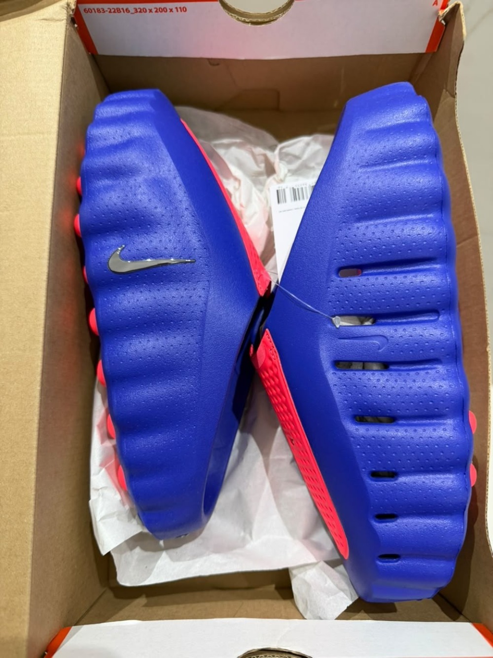 Nike Mind 001 AMP Spider-Man Indigo Burst Hyper Punch Black — 38, Novo