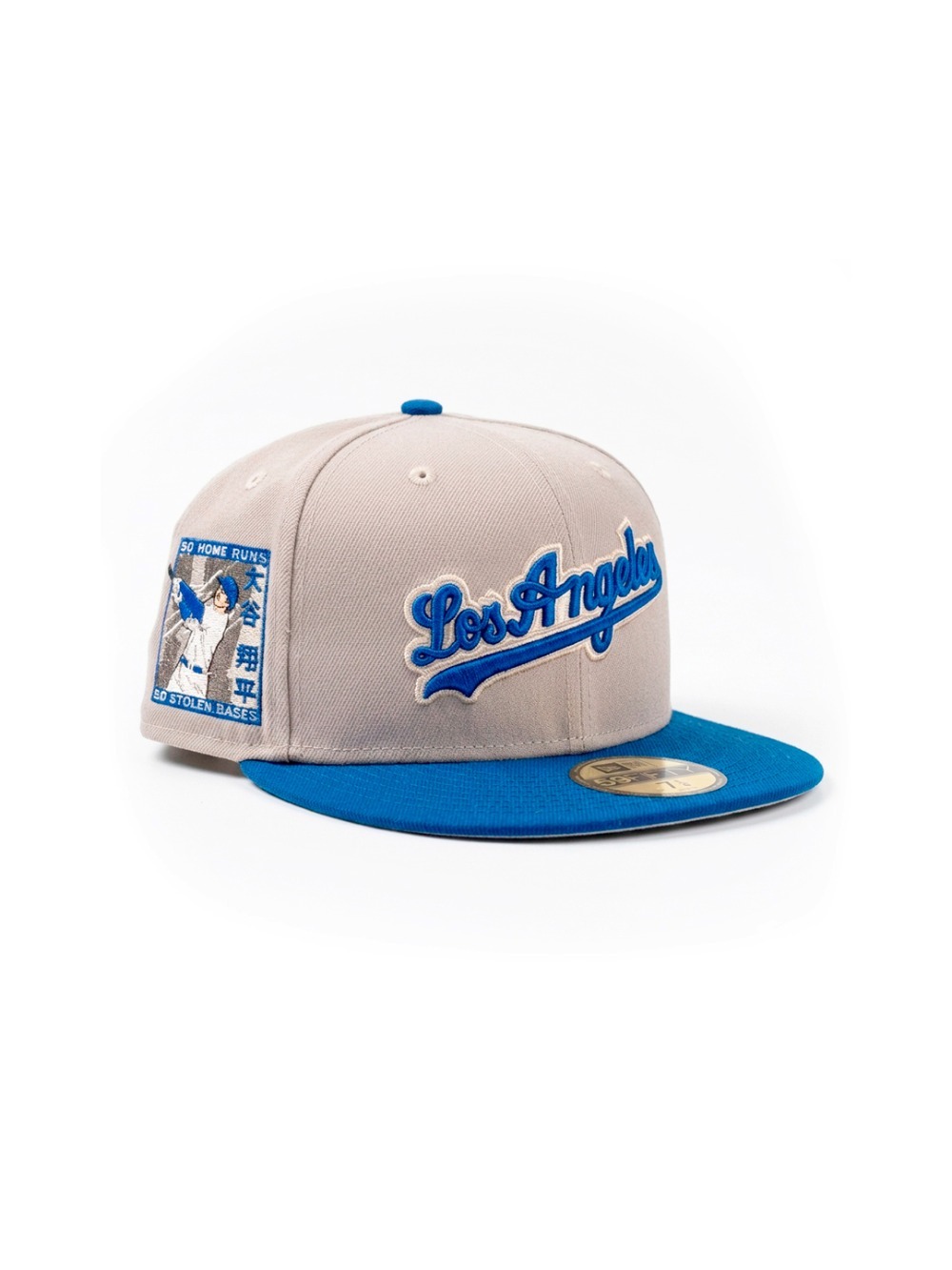 Boné New Era 59Fifty Los Angeles Dodgers Shohei Ohtani Cream — 7-1/8 / 7-1/4, Novo