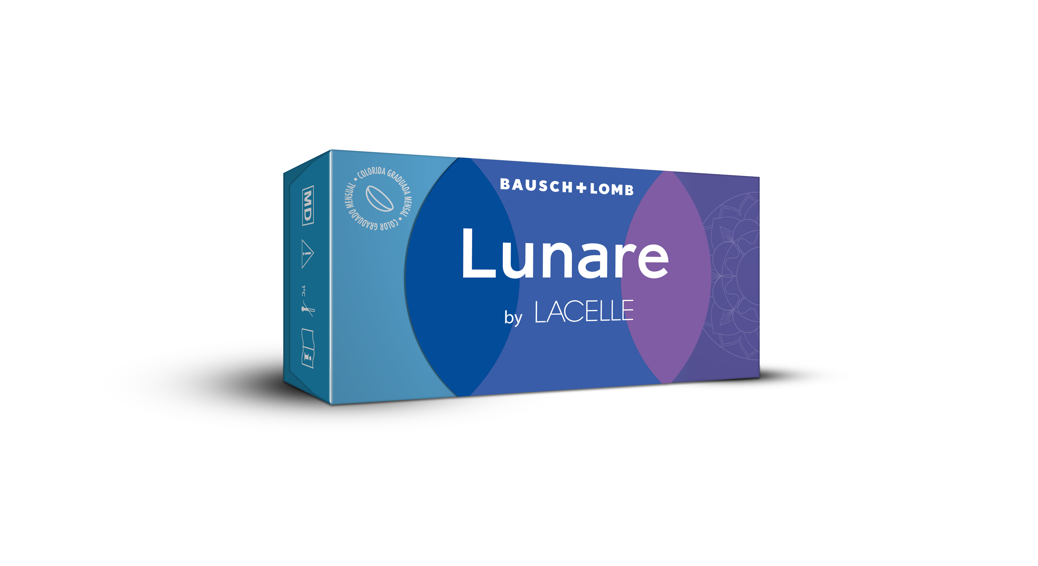 Lentes de Contato Lunare Mensal Cor Light Blue 1 Par 0,00