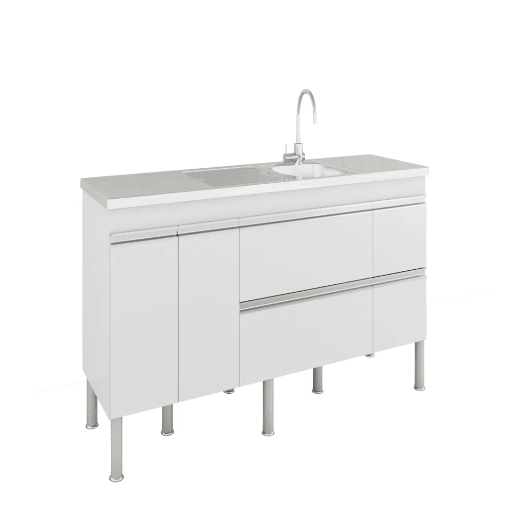 BALCAO COZ. PRISMA PX PERFIL 1,74 MT - BRANCO MGM