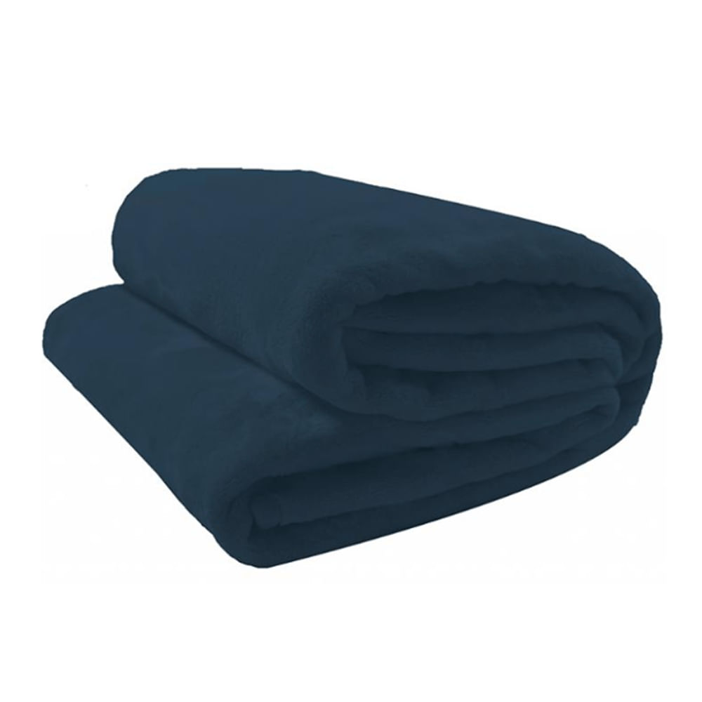 Cobertor Neo Velour Casal Marinho 180X220cm - Camesa Casal