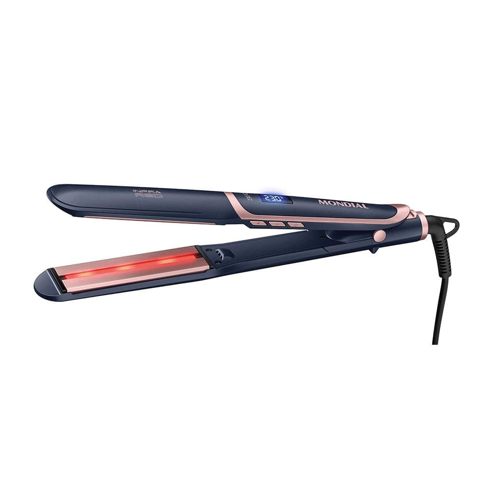 Prancha Alisadora InfraRed Mondial Azul P-01-IR