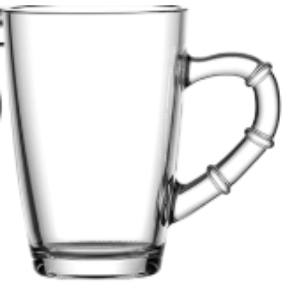 Caneca De Vidro Bamboo 210 - Hauskraft