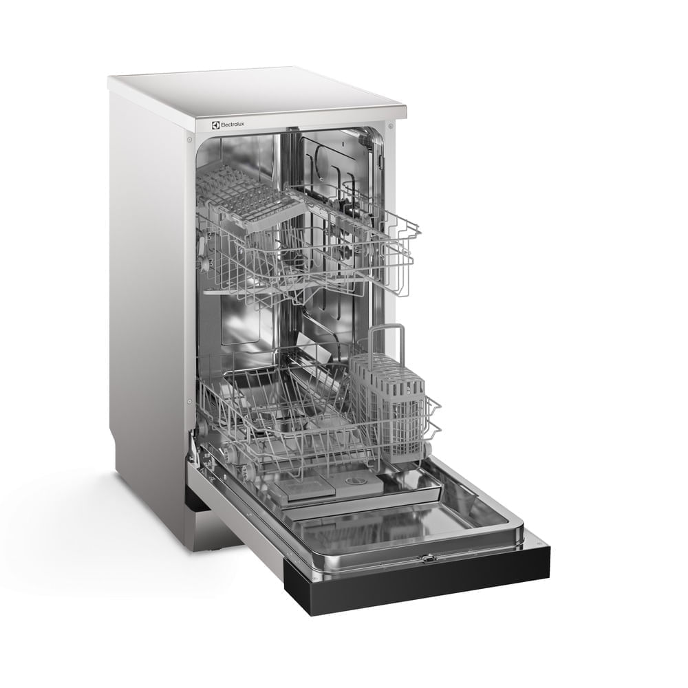 Foto 5 de Lava-Louça Electrolux 10 Serviços Inox com Programa Lava & Seca 50 min (LS10E) 110
