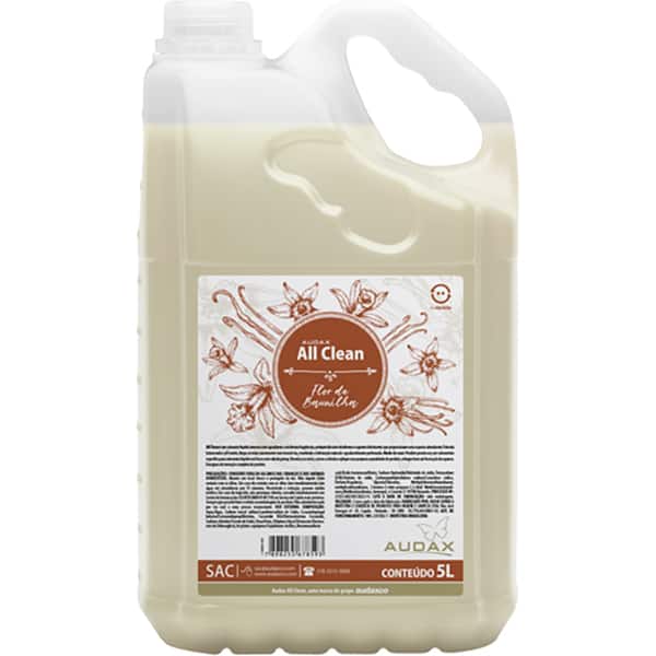 Sabonete líquido, Flor de Baunilha, 5L, Audax - PT 1 UN