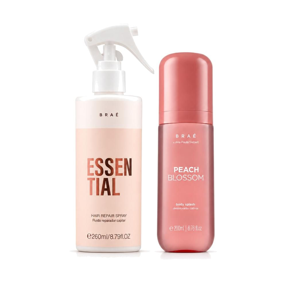 Kit Essential Fluido 260ml + Body Splash Peach Blossom 200ml