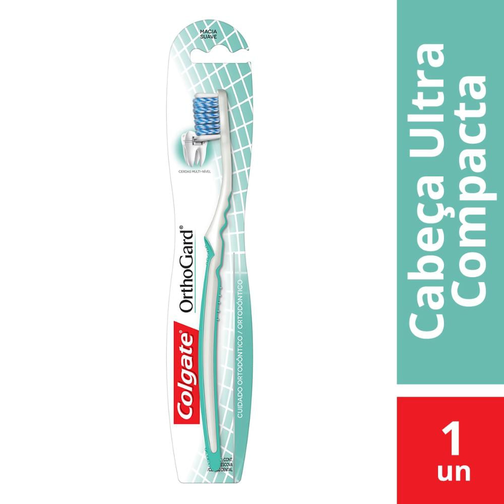 Foto 5 de Escova de Dentes Colgate OrthoGard Cabeça Ultra Compacta