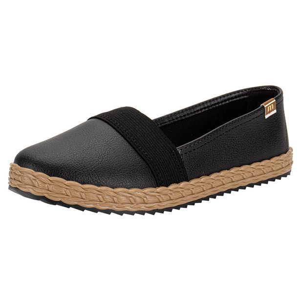 Sapatilha Feminina Flat Moleca 5696300 PRETO 34