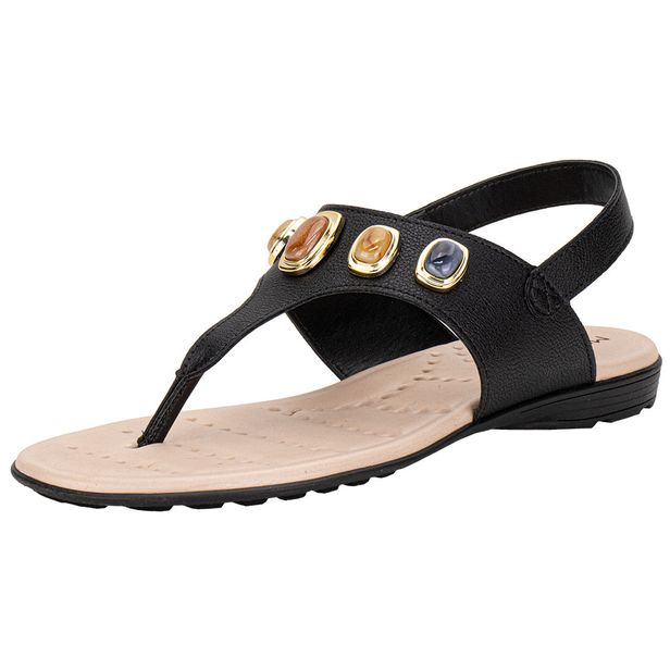 Sandália Feminina Flat Modare 7053173 PRETO 34