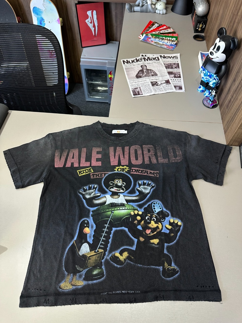 Camiseta Vale Lives Forever Happy Black — XG, Novo