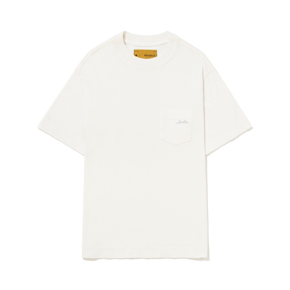 Camiseta Barra Crew Assinatura Pocket Off White — P / M, Novo