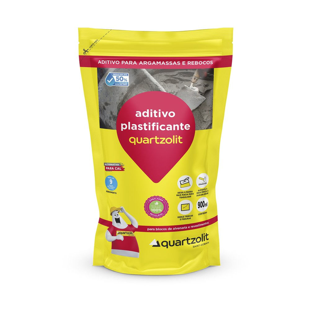 Aditivo Plastificante 0,9L Quartzolit