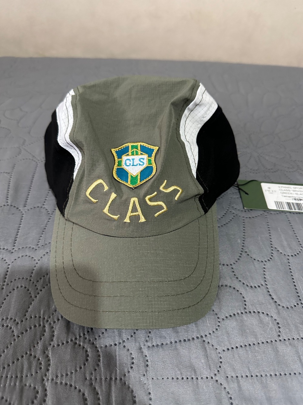 Boné Class 3 Panel Sport Brasil Green Black — Único, Novo