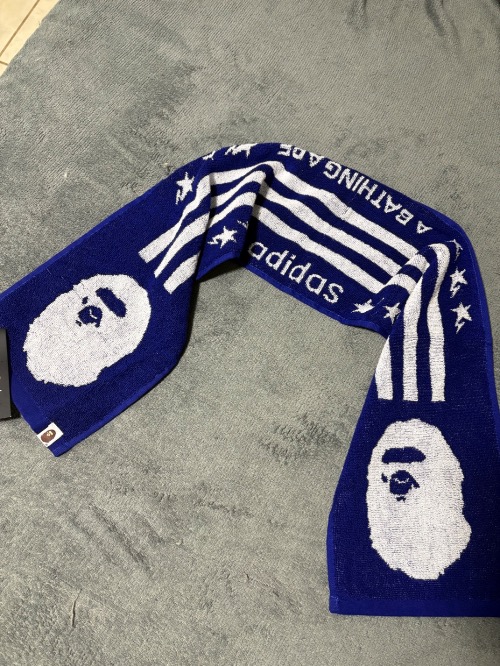 BAPE x adidas Toalha FB Japan Blue — Único, Novo