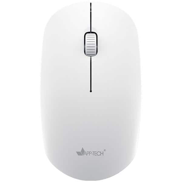 Mouse sem fio, 1200DPI, Branco, MW252, App-Tech - CX 1 UN