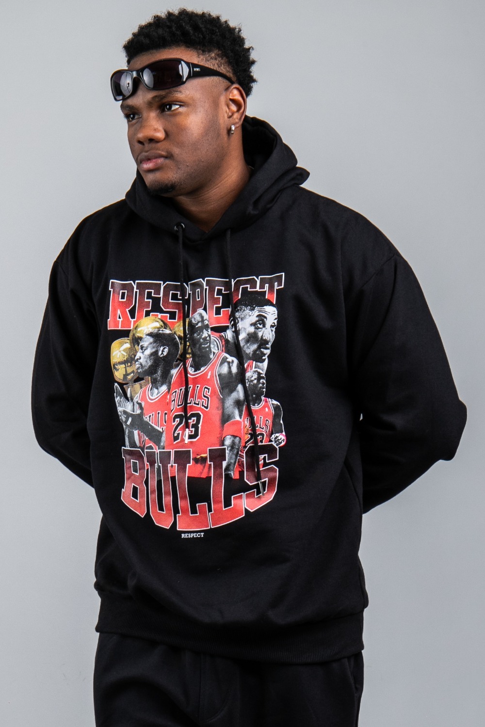 Moletom Respect Vintage Chicago Stars Black — P / M / G / XG / XXG / 3XG, Novo