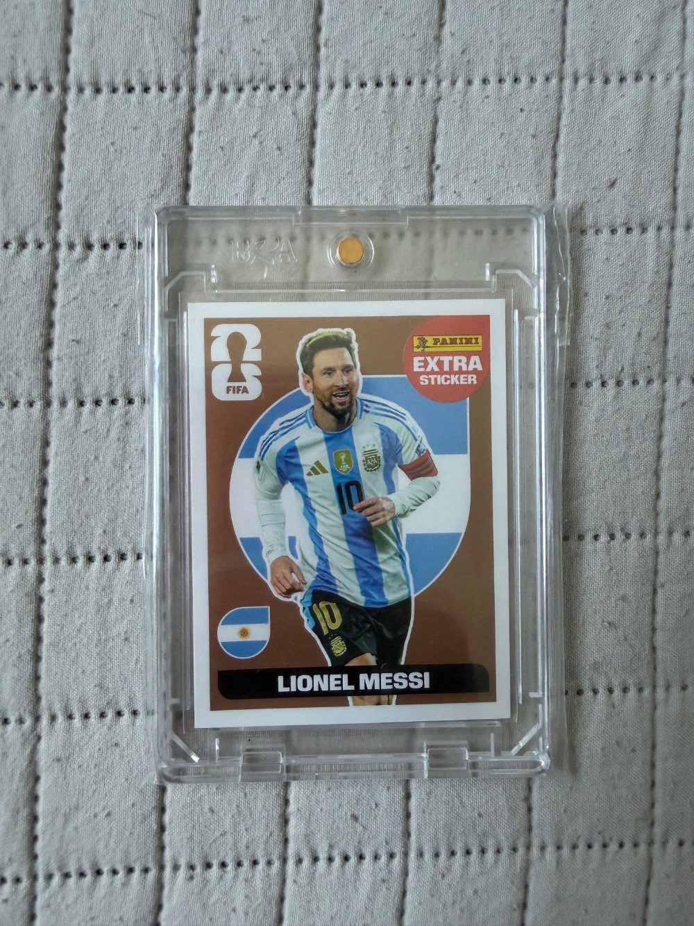 Figurinha Panini Lionel Messi Bronze FIFA World Cup 2026 — Único, Novo