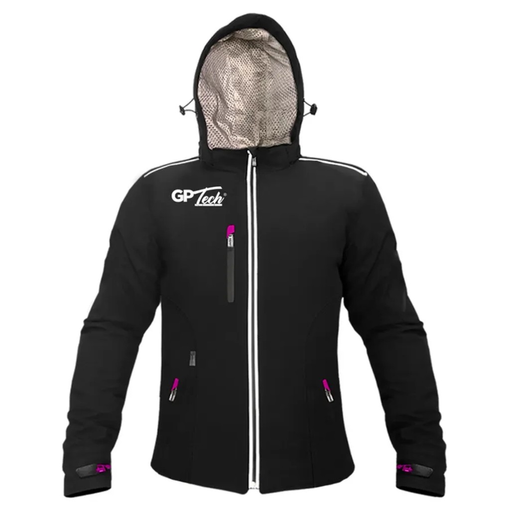 Jaqueta Gp Tech Feminina Soft Casual Resistente Agua C Capuz