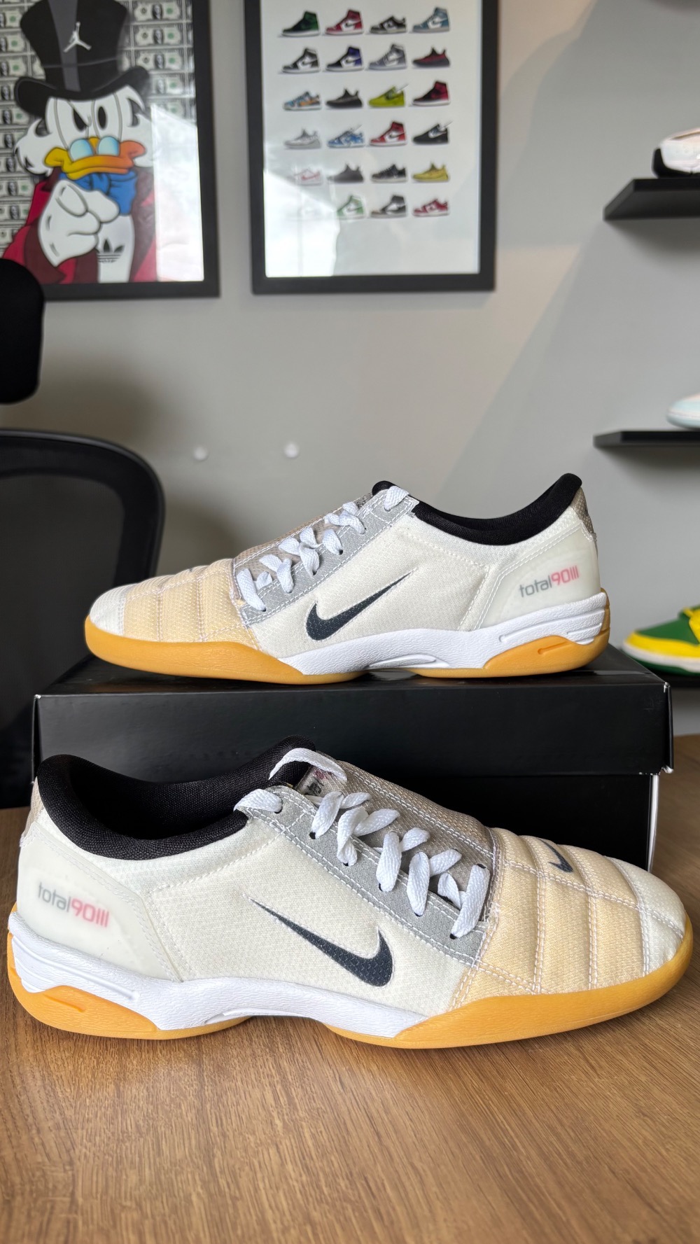 Nike Total 90 White Black — 38, Novo