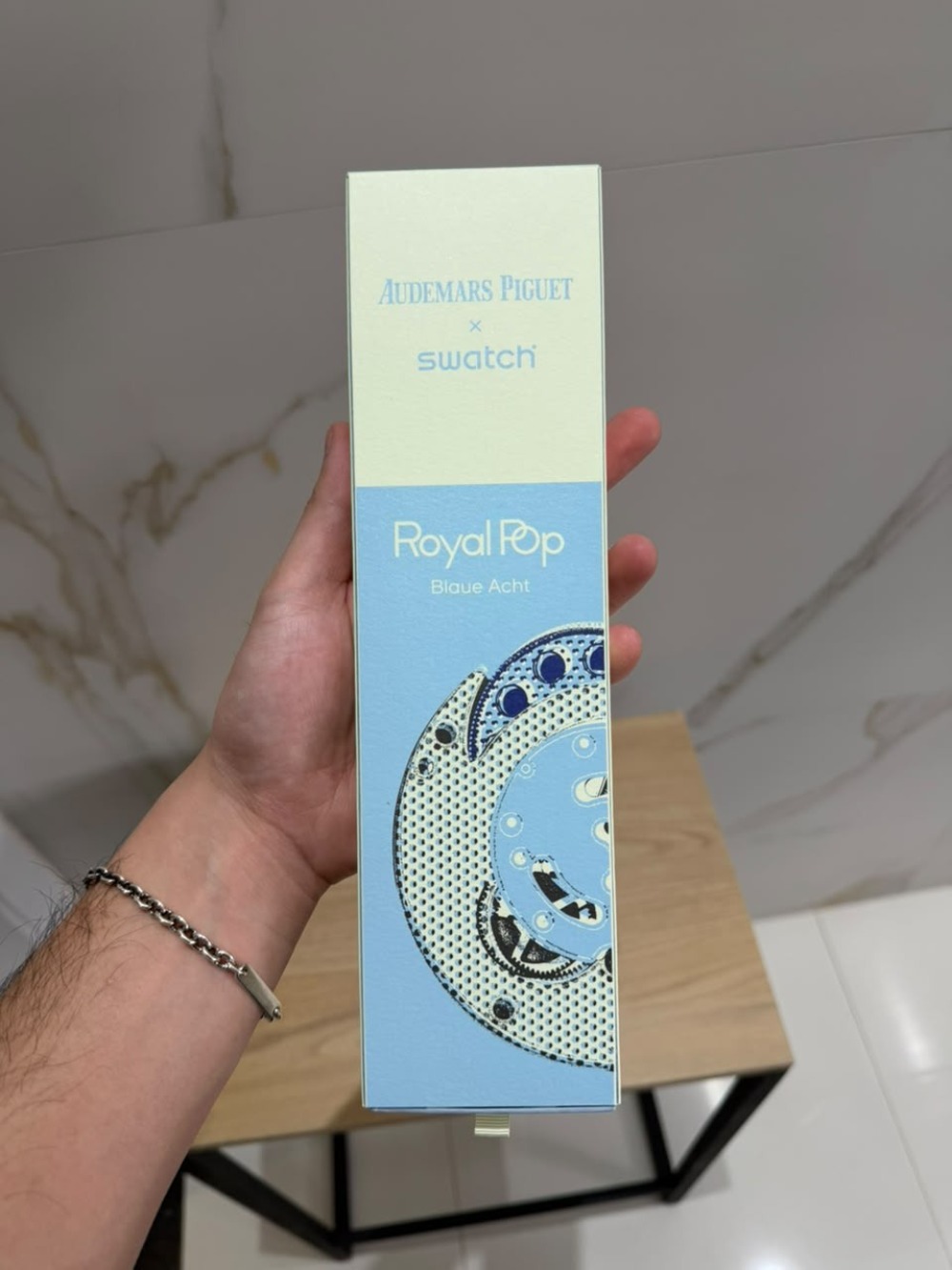 Audemars Piguet x Swatch Relógio Royal Pop BLAUE ACHT Green 40 mm — Único, Novo