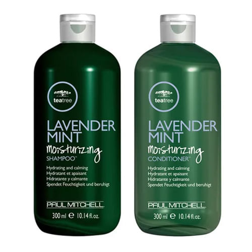 Kit Shampoo + Condicionador Paul Mitchell Tea Tree Lavender Mint Moisturizing — Kit