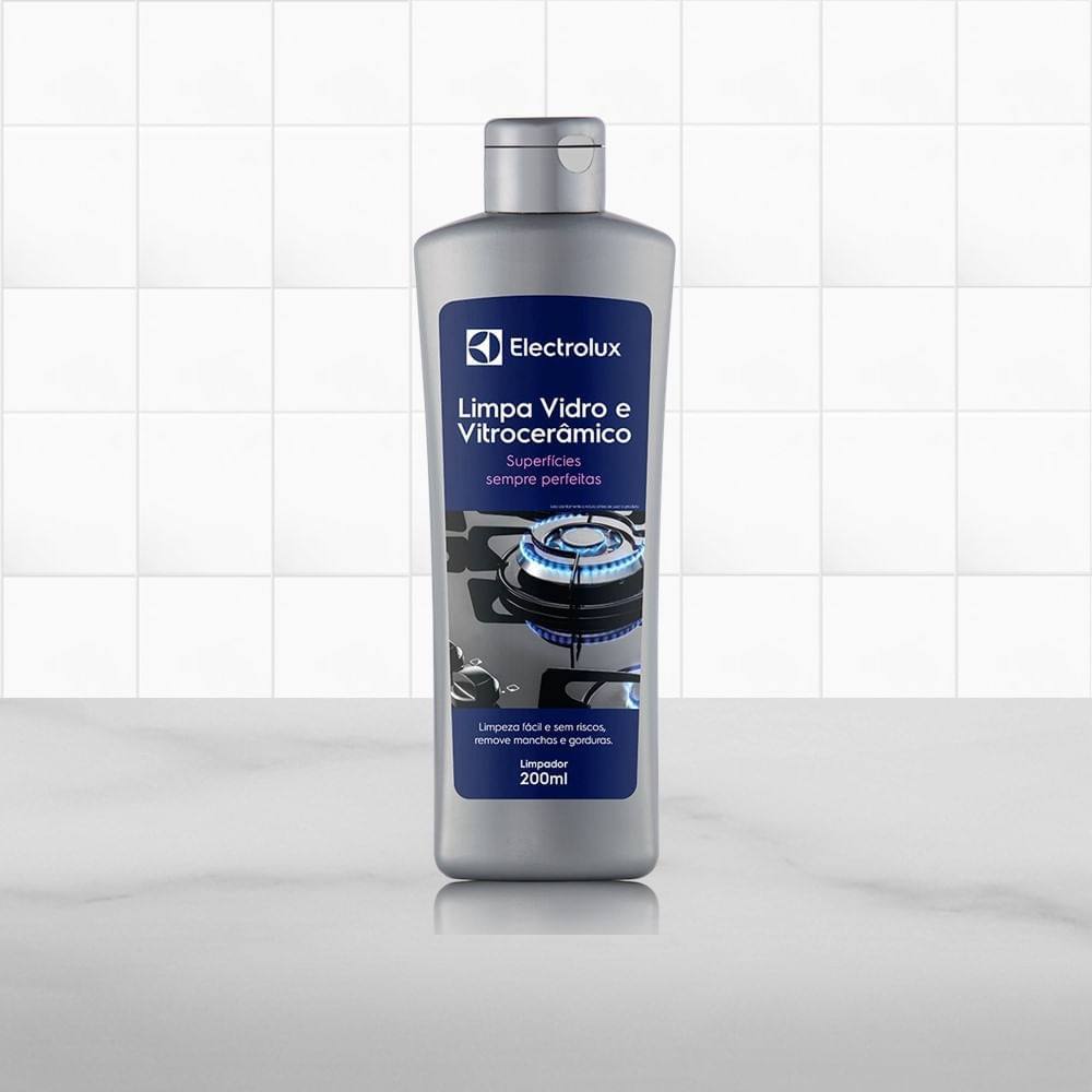 Foto 2 de Limpa Vidro e Vitrocerâmico de Indução Electrolux Remove Manchas e Gorduras cinza