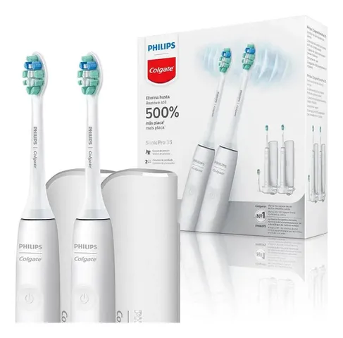 Escova Elétrica Philips Colgate Sonicpro 35 2 Unid