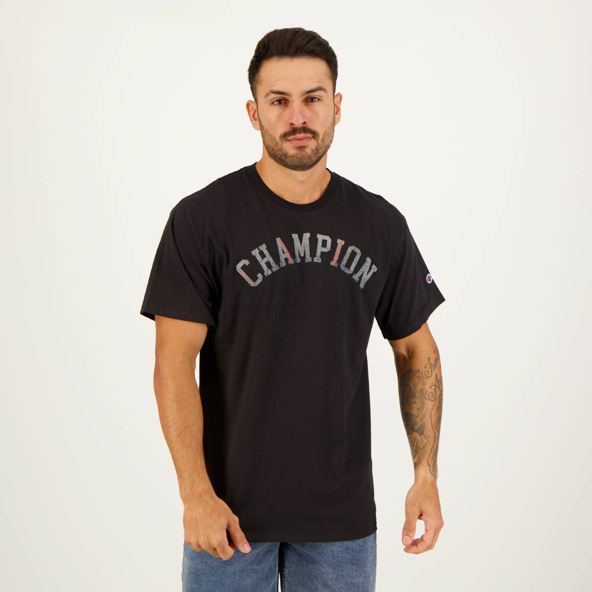 Camiseta Champion Letters Preta