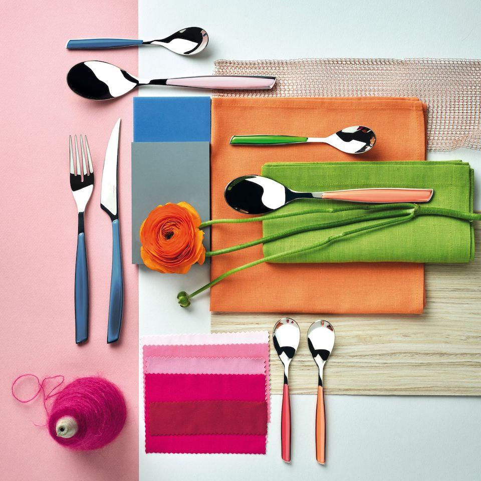 Foto 2 de Conjunto 6 Colheres Sopa Mesa Posta Colorido Glamour Bugatti